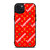 NEW SUPREME RED GOLD PATTERN iPhone 15 Plus Case