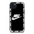 NIKE SWOOSH ROUND BLACK iPhone 15 Plus Case NIKE SWOOSH ROUND BLACK iPhone 15 Plus Case