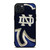 NOTRE DAME BLUE SHAMROCK LOGO iPhone 15 Plus Case NOTRE DAME BLUE SHAMROCK LOGO iPhone 15 Plus Case