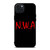 NWA NIGGAZ WIT ATTITUDES HIP HOP LOGO iPhone 15 Plus Case NWA NIGGAZ WIT ATTITUDES HIP HOP LOGO iPhone 15 Plus Case