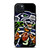 RUSSELL WILSON SEATTLE SEAHAWKS ART iPhone 15 Plus Case