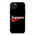 SUPREME X NIKE BLACK LOGO iPhone 15 Plus Case
