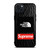 SUPREME X THE NORTH FACE LEATHER iPhone 15 Plus Case
