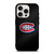 MONTREAL CANADIENS CARBON LOGO iPhone 15 Pro Case