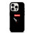 SUPREME BLACK TUXEDO iPhone 15 Pro Case
