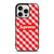 SUPREME RED GINGHAM iPhone 15 Pro Case