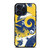 LOS ANGELES RAMS ART iPhone 15 Pro Max Case