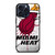 MIAMI HEAT CRACKED LOGO iPhone 15 Pro Max Case