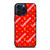 NEW SUPREME RED GOLD PATTERN iPhone 15 Pro Max Case NEW SUPREME RED GOLD PATTERN iPhone 15 Pro Max Case