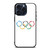 OLYMPIC RINGS LOGO BRUSHED iPhone 15 Pro Max Case