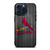 SAINT LOUIS CARDINALS WOODEN ICON iPhone 15 Pro Max Case