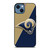 LOS ANGELES RAMS NFL LOGO iPhone 14 Case