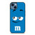 M&M BLUE iPhone 14 Case