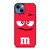 M&M RED iPhone 14 Case
