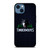 MINNESOTA TIMBERWOLVES WOODEN LOGO iPhone 14 Case