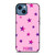 PINK VICTORIA SECRET STARS iPhone 14 Case