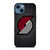 PORTLAND TRAIL BLAZERS SYMBOL METAL iPhone 14 Case
