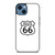 ROUTE 66 HISTORICAL STREET LOGO iPhone 14 Case