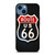 ROUTE 66 STREET US LOGO CARBON iPhone 14 Case
