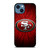 SAN FRANCISCO 49ERS SF METAL iPhone 14 Case