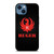 STURM RUGER FIREARM METAL SYMBOL iPhone 14 Case