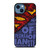 SUPERMAN LOGO ART WALL iPhone 14 Case