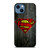 SUPERMAN WOODEN LOGO iPhone 14 Case