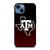 TEXAS A&M AGGIES FOOTBALL SYMBOL iPhone 14 Case