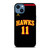TRAE YOUNG ATLANTA HAWKS BLACK iPhone 14 Case
