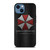 UMBRELLA CORPORATION CRACKED LOGO iPhone 14 Case