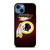 WASHINGTON REDSKINS METAL LOGO iPhone 14 Case