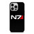 N7 MASS EFFECT METAL LOGO iPhone 14 Pro Case