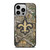NEW ORLEANS SAINTS CAMO LOGO iPhone 14 Pro Case