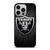 OAKLAND RAIDERS METAL LOGO iPhone 14 Pro Case