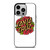 SANTA CRUZ SKATEBOARD FLORAL WHITE iPhone 14 Pro Case