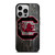 SOUTH CAROLINA GAMECOCKS WOODEN LOGO iPhone 14 Pro Case