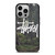 STUSSY SPOOKY FOREST LOGO iPhone 14 Pro Case