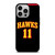 TRAE YOUNG ATLANTA HAWKS BLACK iPhone 14 Pro Case