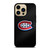 MONTREAL CANADIENS CARBON LOGO iPhone 14 Pro Max Case