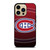MONTREAL CANADIENS HALFTONE LOGO iPhone 14 Pro Max Case
