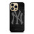 NEW YORK YANKEES METAL TEXTURE iPhone 14 Pro Max Case