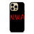 NWA NIGGAZ WIT ATTITUDES HIP HOP LOGO iPhone 14 Pro Max Case