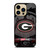 UNIVERSITY OF GEORGIA BULLDOGS UGA BLACK iPhone 14 Pro Max Case