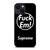 SUPREME FUCK EM BLACK iPhone 14 Plus Case
