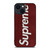 SUPREME LOGO ON CANVAS iPhone 14 Plus Case