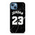 MICHAEL JORDAN 23 BLACK MARBLE iPhone 13 Case