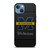 MICHIGAN WOLVERINES FOOTBALL  iPhone 13 Case