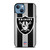 OAKLAND RAIDERS STRIPE LOGO iPhone 13 Case