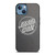 SANTA CRUZ SKATEBOARD LOGO ASPHALT iPhone 13 Case