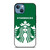 STARBUCKS COFFEE GREEN WALL iPhone 13 Case